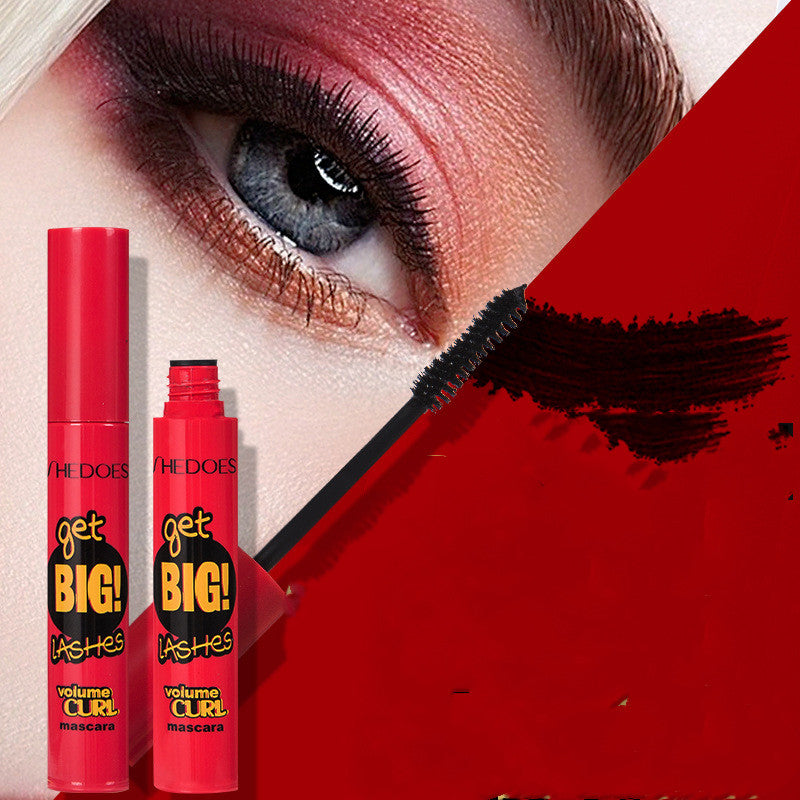 Shedoes Waterproof and red dye bottle mascara