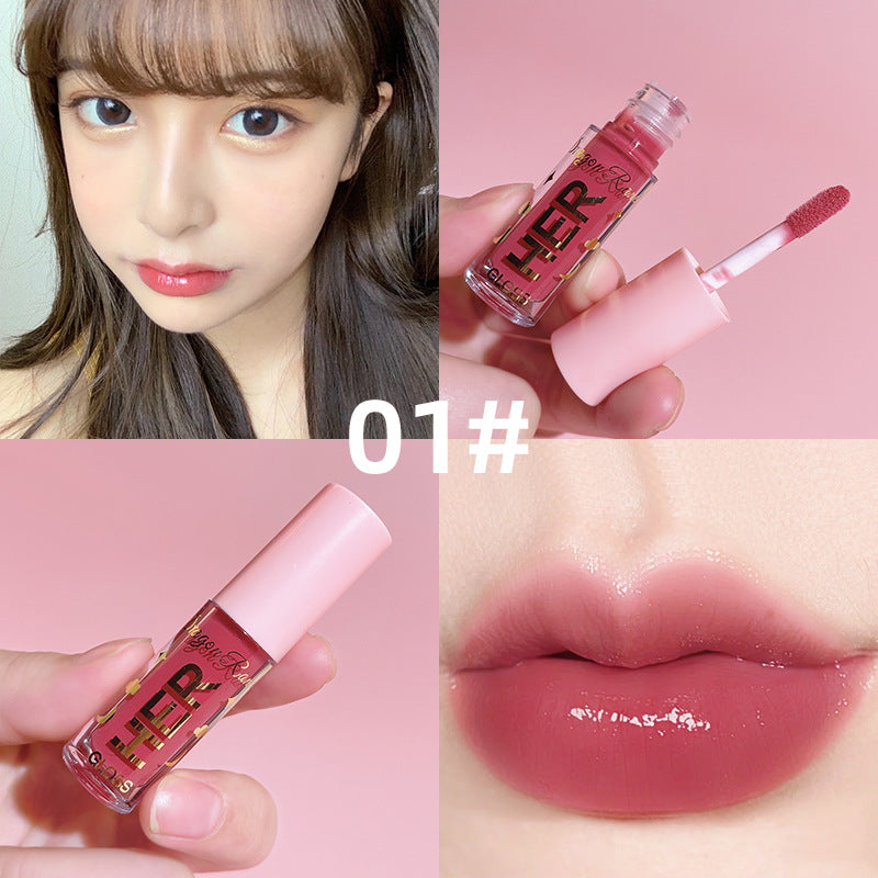 Dragon Ranee Women's Glaze Mirror Water Lip Glaze Lipstick