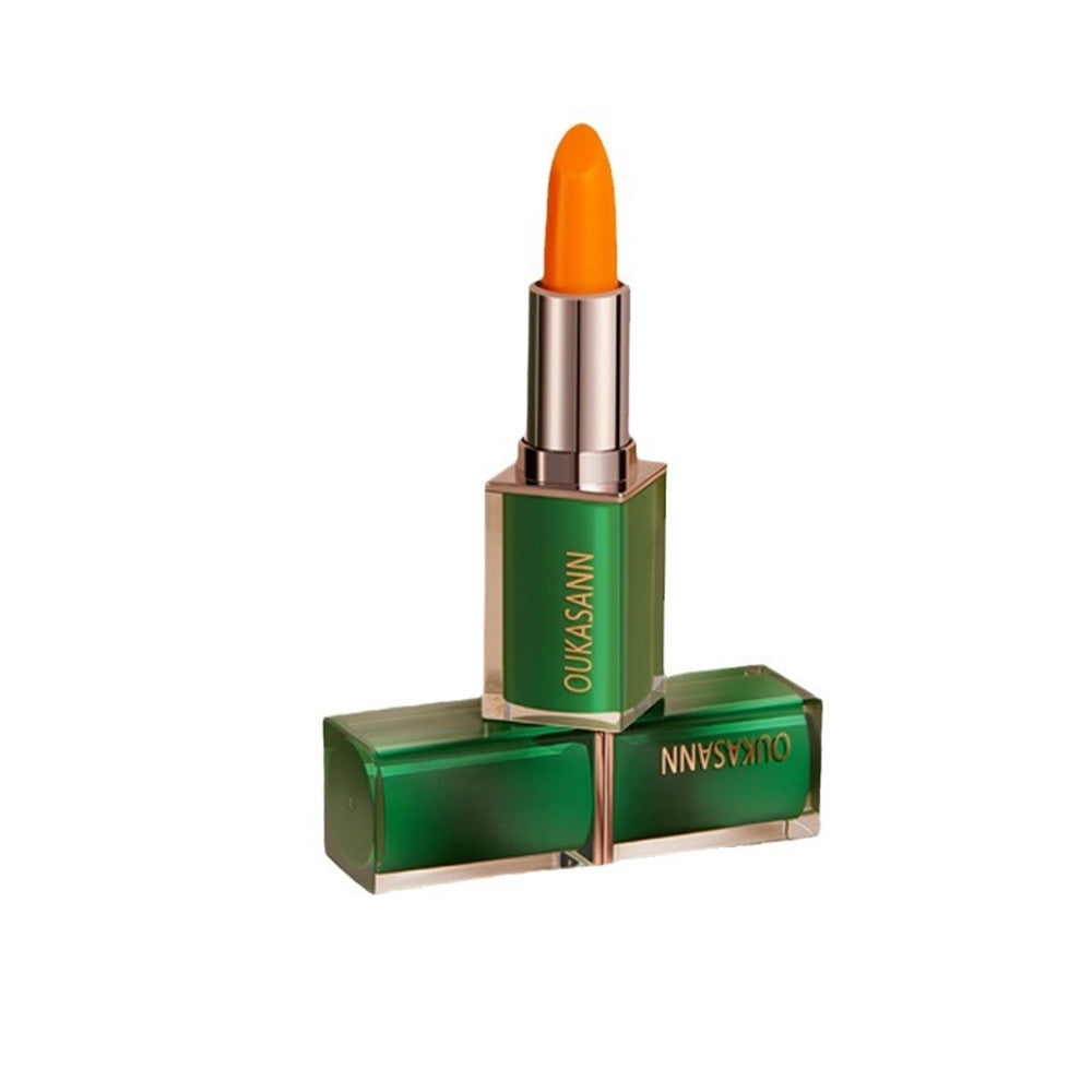 Oukasann Carotene Temperature Change Lipstick Nourishing Moisturizing