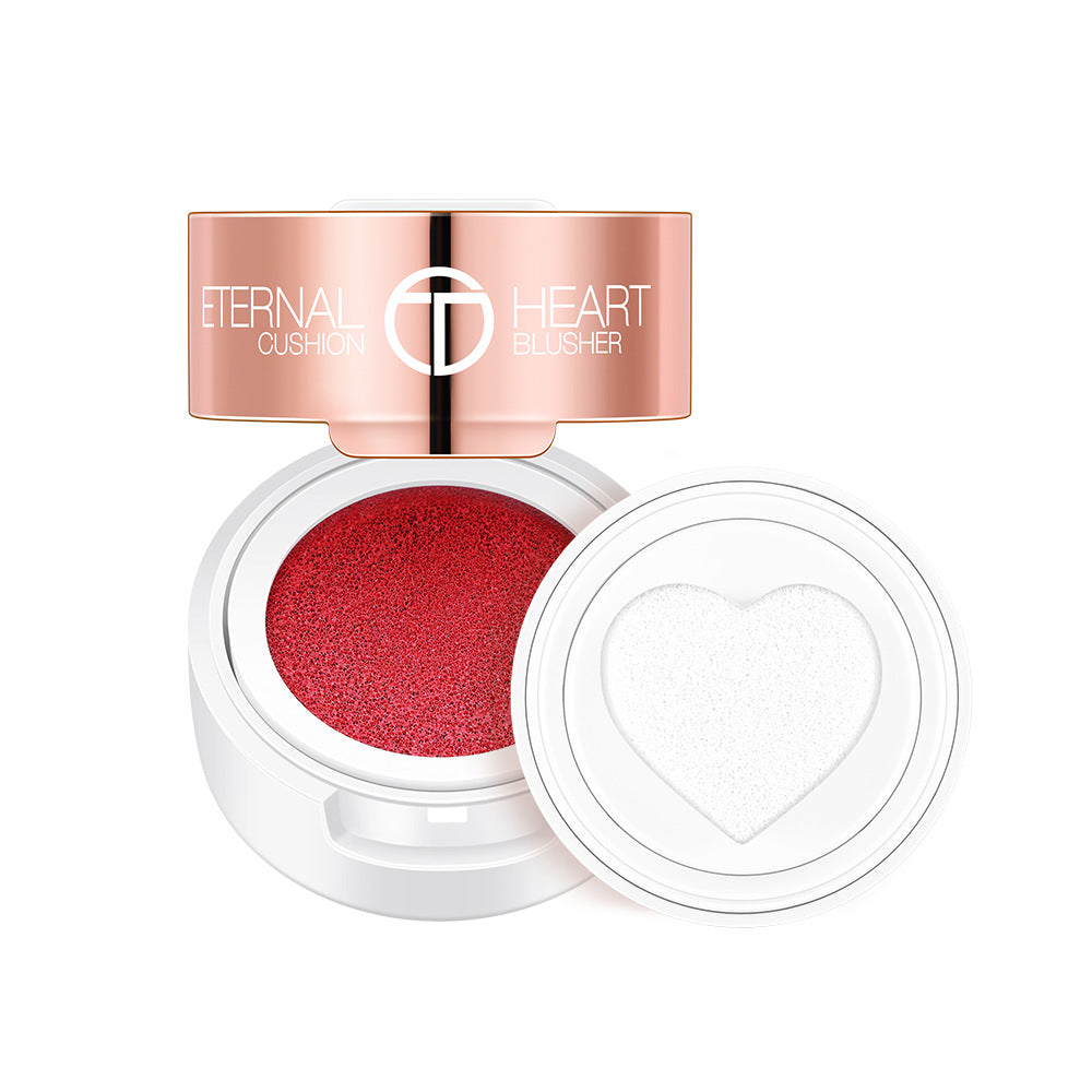 Eternal Heart-shaped cushion blush