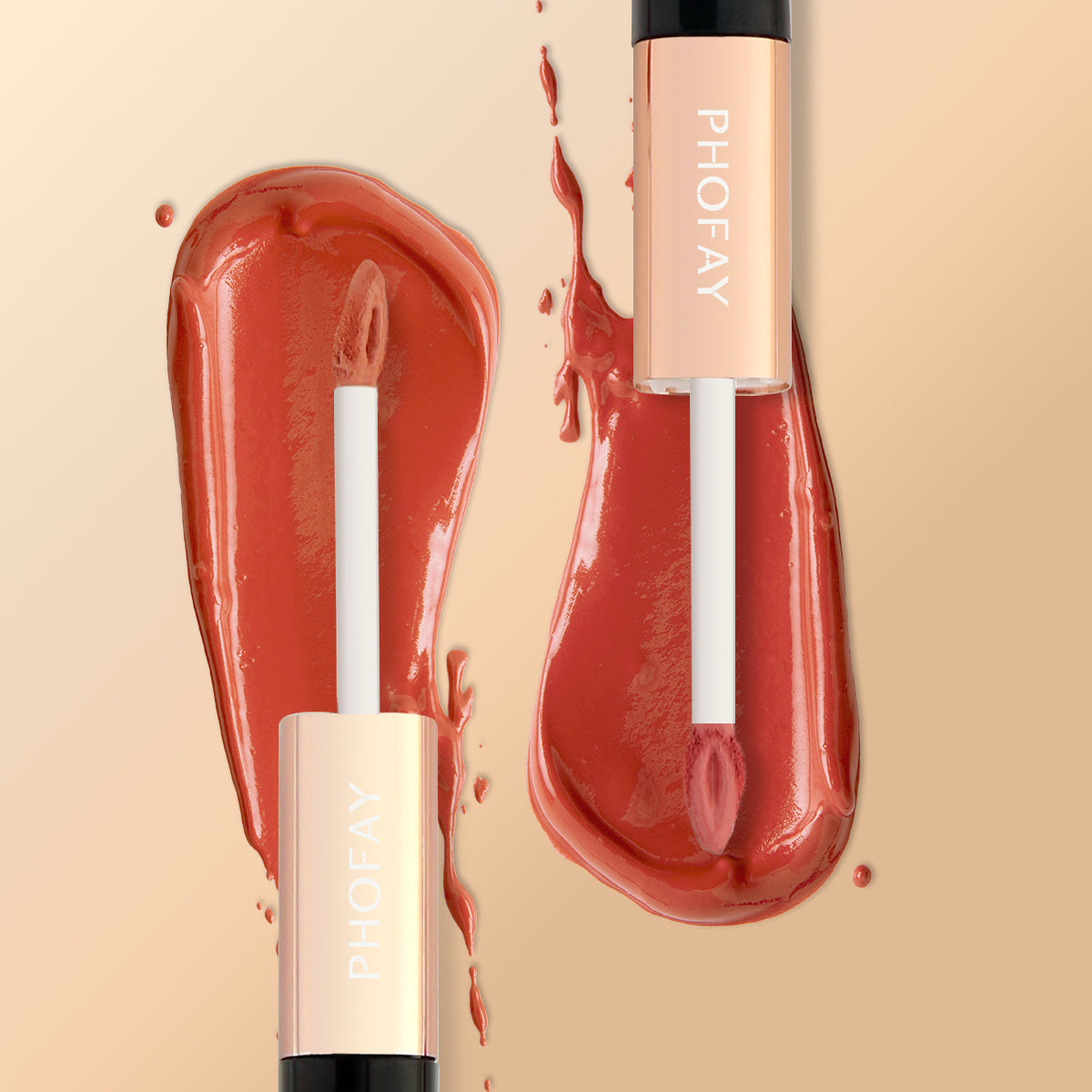 Phofay CL021 Double Head Non-stick Cup Lip Gloss
