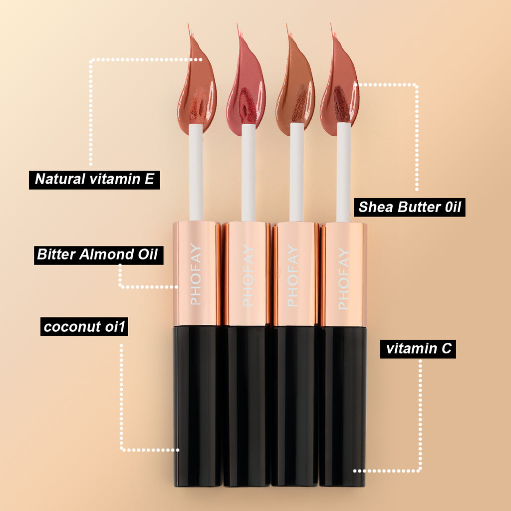 Phofay CL021 Double Head Non-stick Cup Lip Gloss
