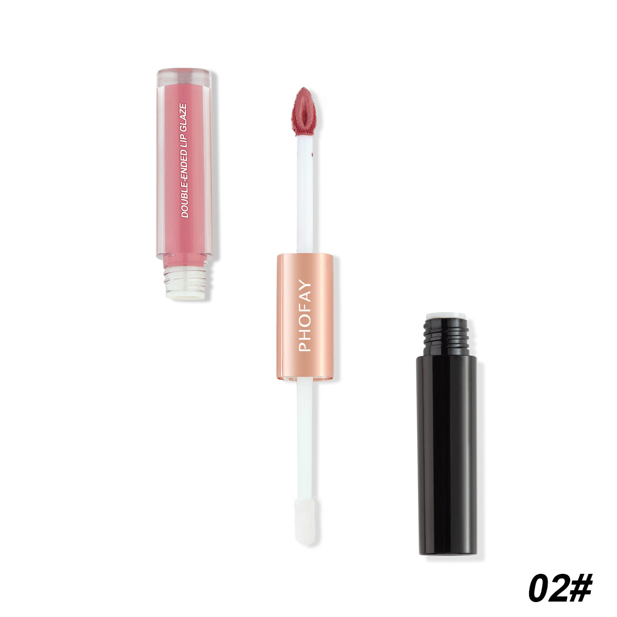 Phofay CL021 Double Head Non-stick Cup Lip Gloss