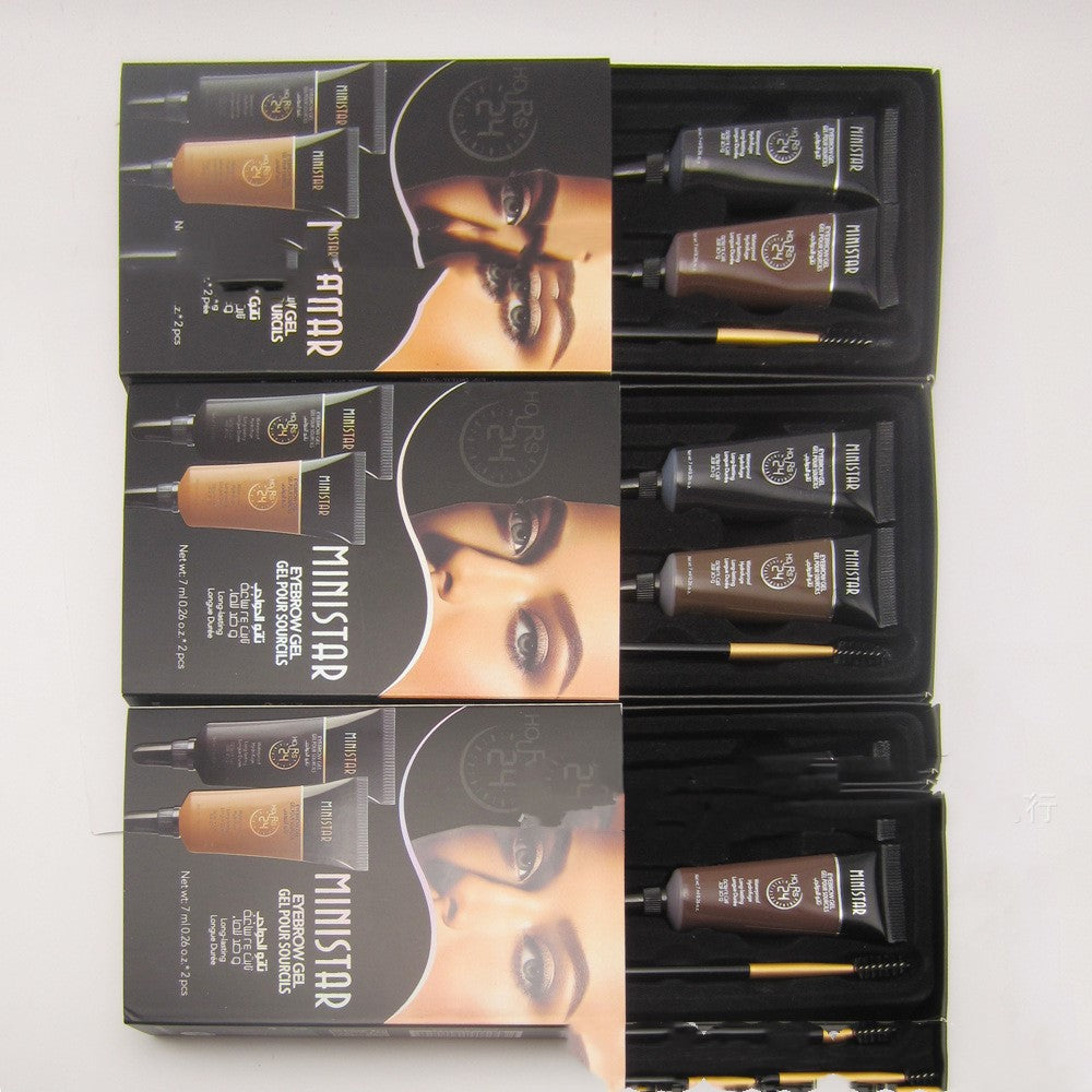 Ministar Two-color liquid eyebrow cream set