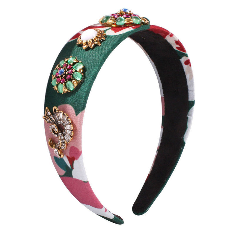 Baroque Luxury Diamond And Gemstone Headband