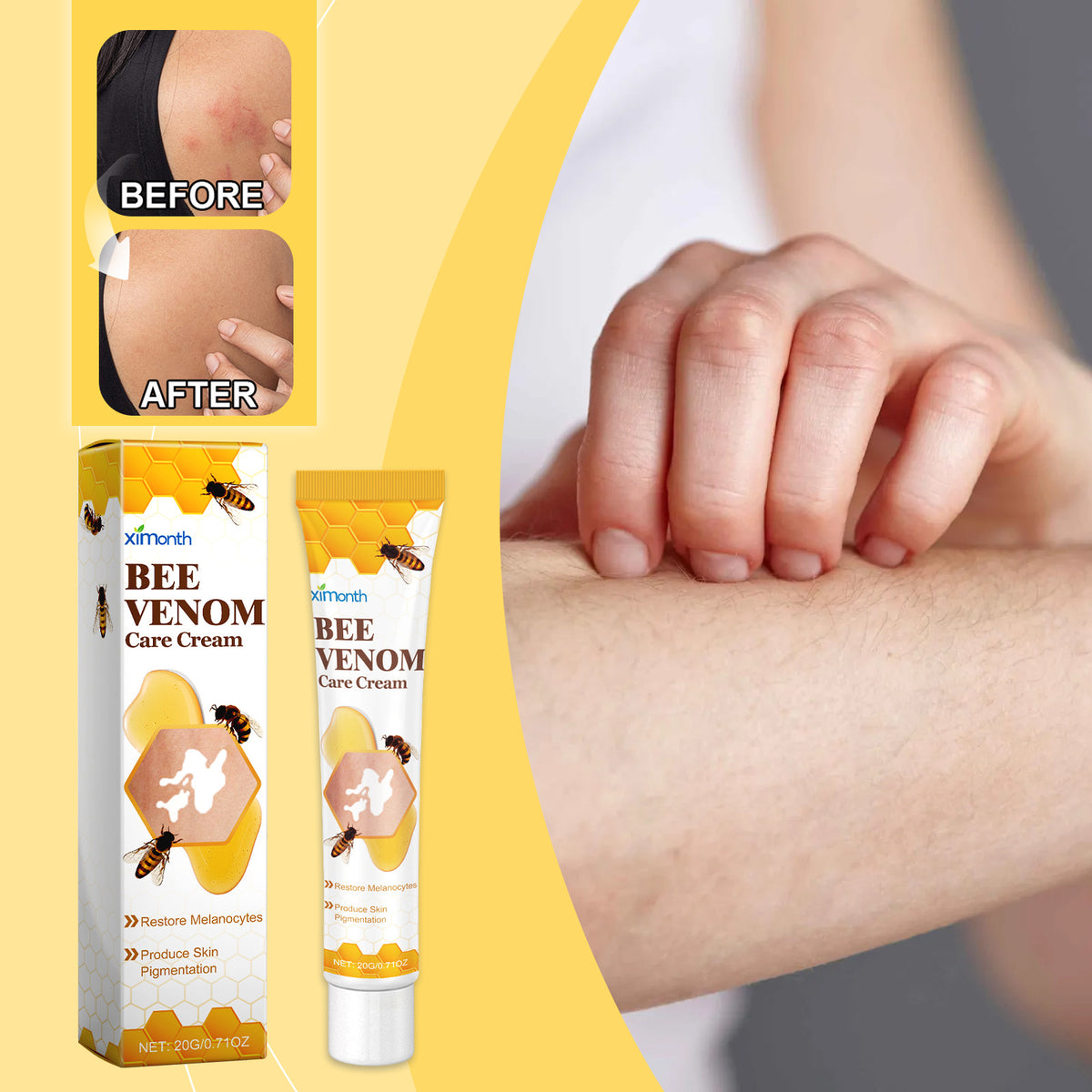 Ximonth Bee White Spot Neck Cream Skin Nourishing