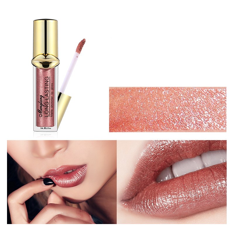 Menglang Metallic Pearlescent Matte Lip Gloss