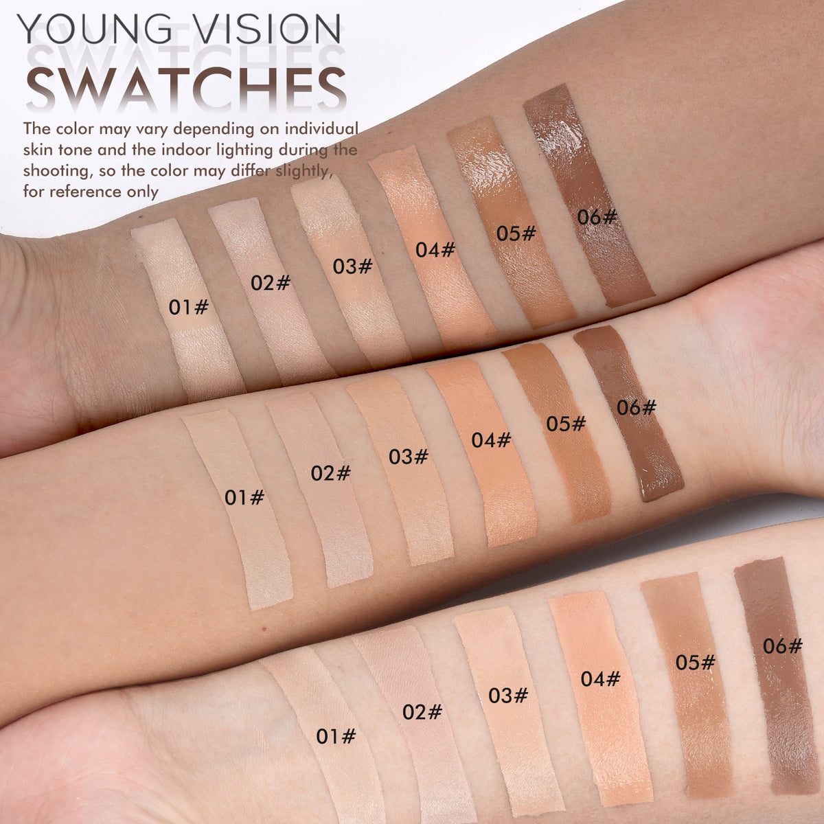Young Vision Bottom Press Liquid Foundation Large Capacity