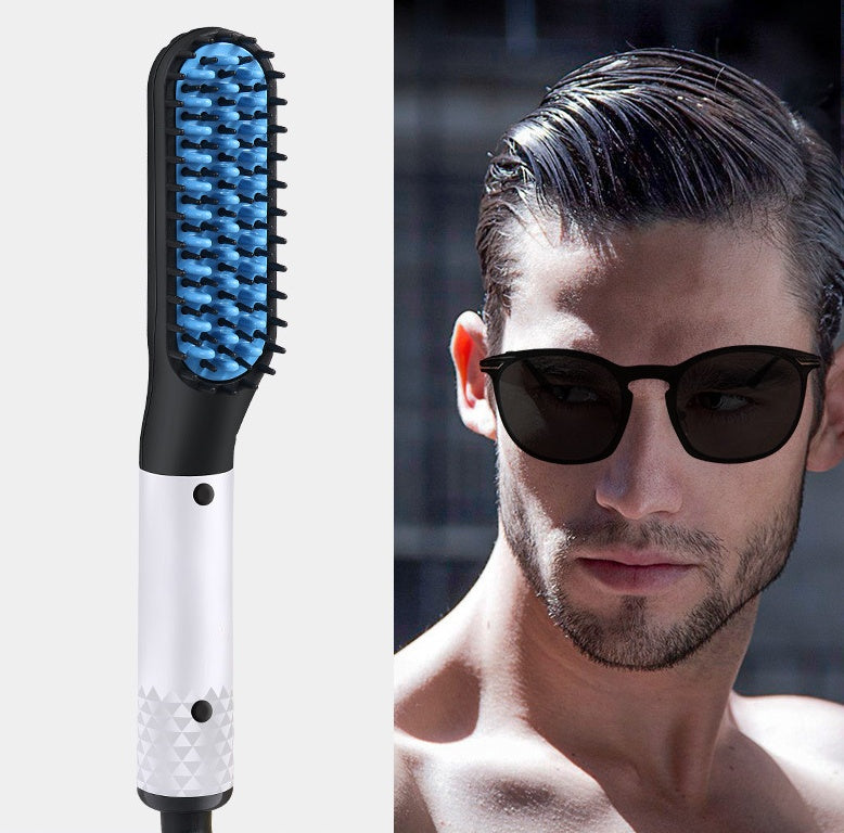 BabyBasnong Men's multi-function straight hair comb
