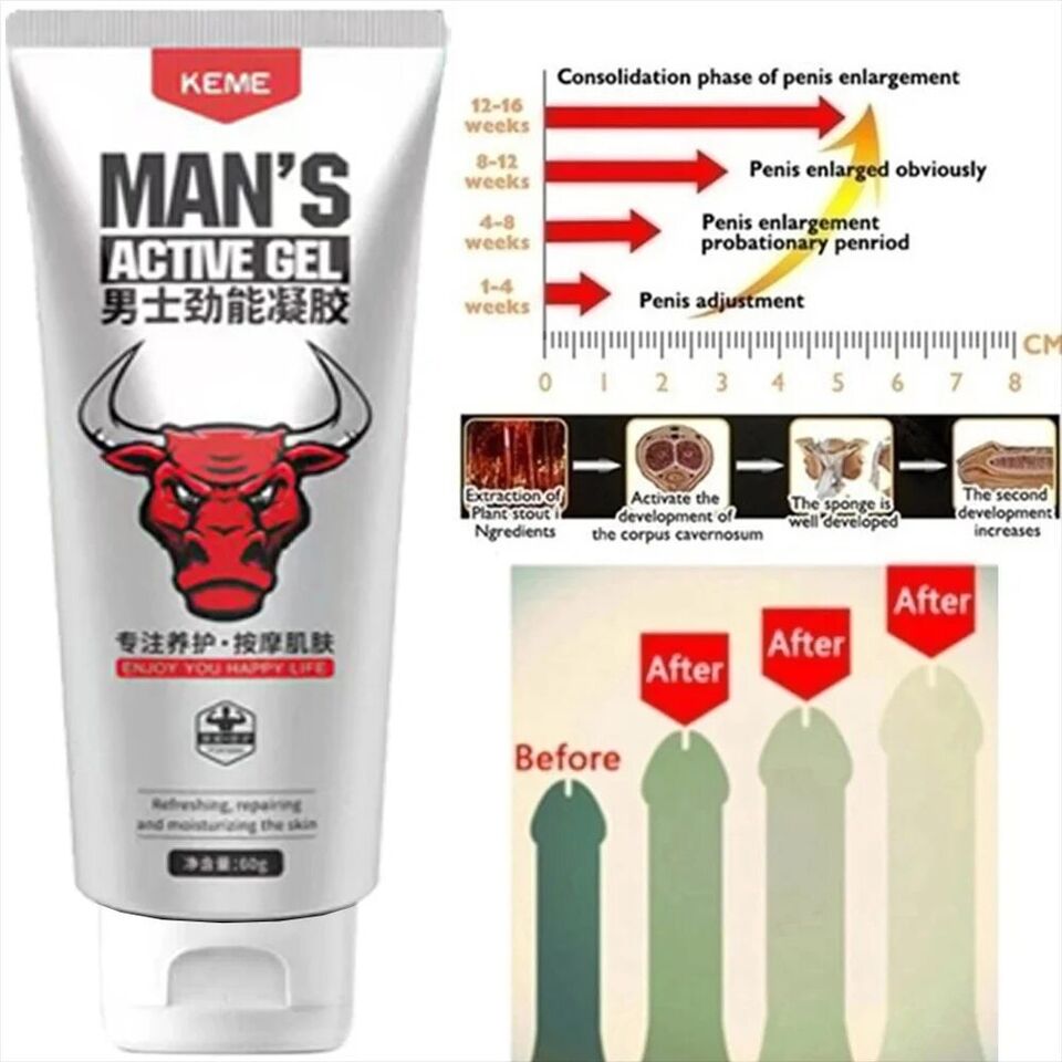 Keme Men's Nourishing Cream Enhancement Liquid Massage Oil