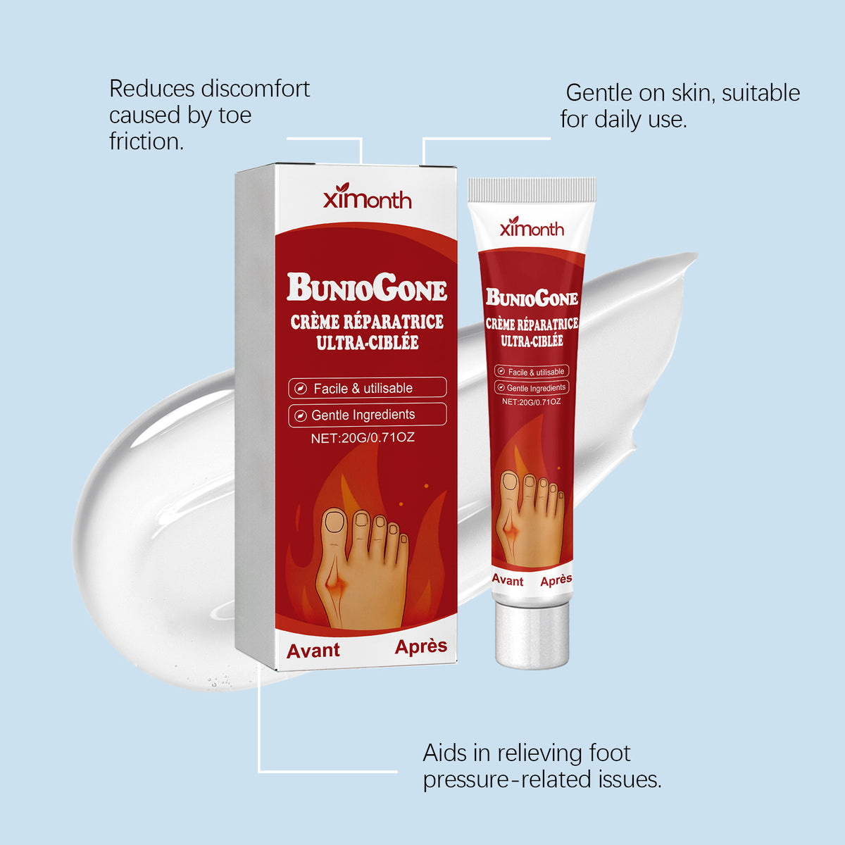Ximoth Toe Body Comfort Cream
