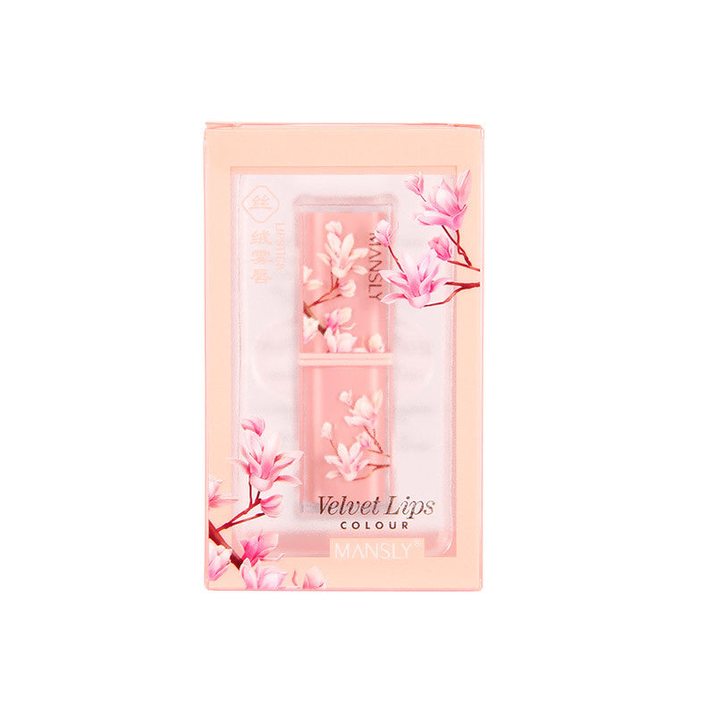 Mansly Carved Velvet Matte Lipstick Waffle Skin Brightening And Moisturizing