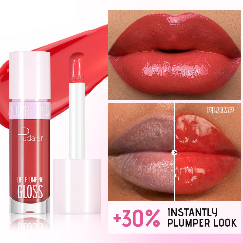 Pudaier Ginger Lip Moisturizing Does Not Fade Nonstick Cup Lip Lacquer