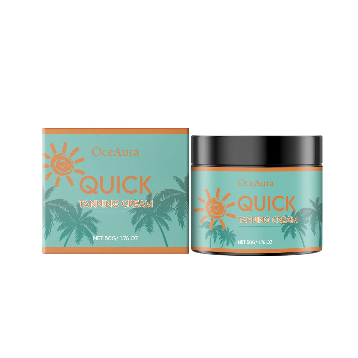 OceAura Sun-free Sun Tanning Moisturizing Body Cream