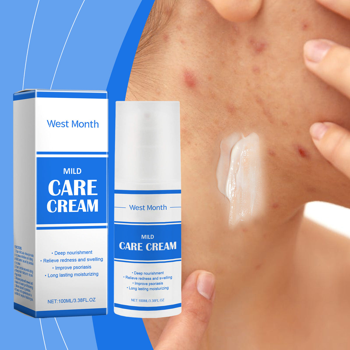 West Month Skin Moisturizing Neck Cream Gentle Nourishing