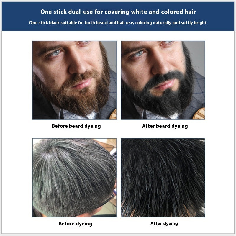 Men's Beard Care Hair Color Cream