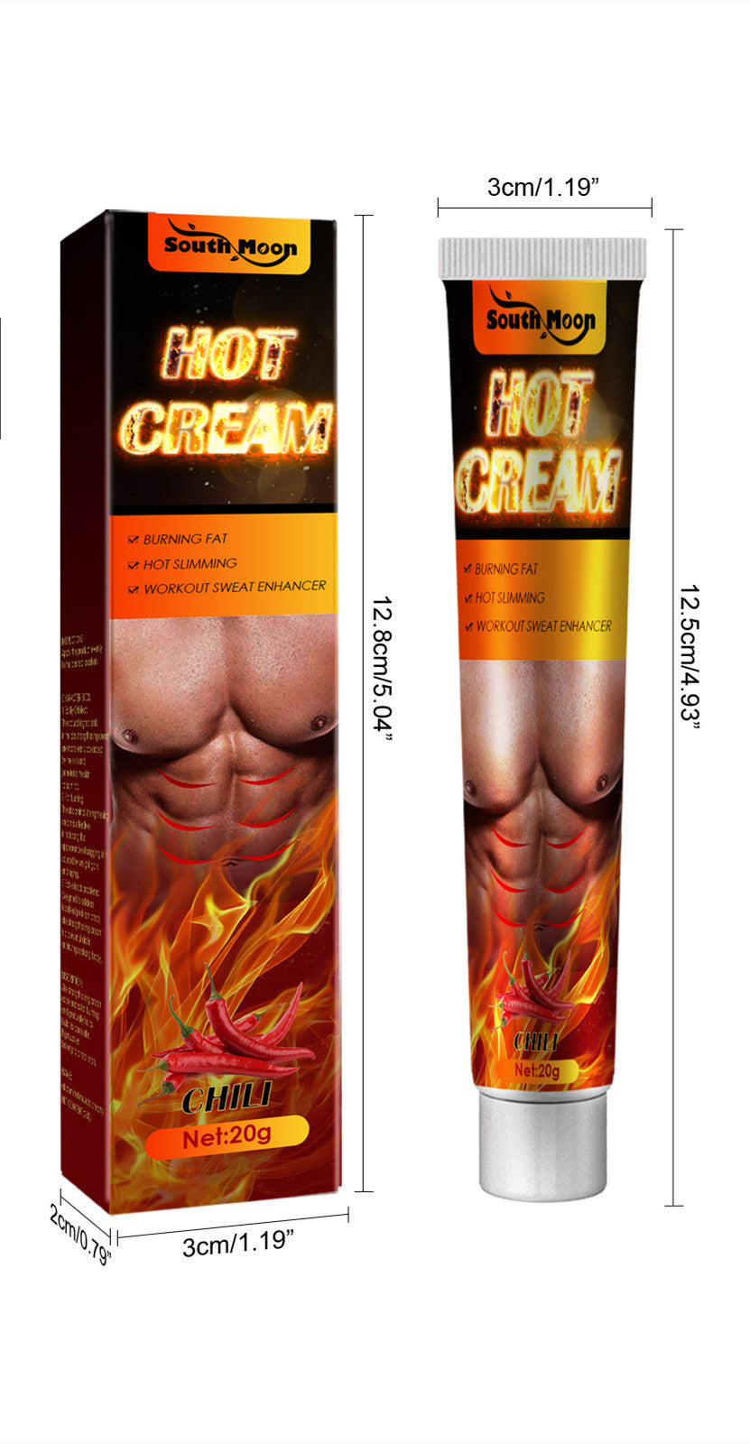 South Moon Men's And Women's Abdominal Muscle Strengthening Cream