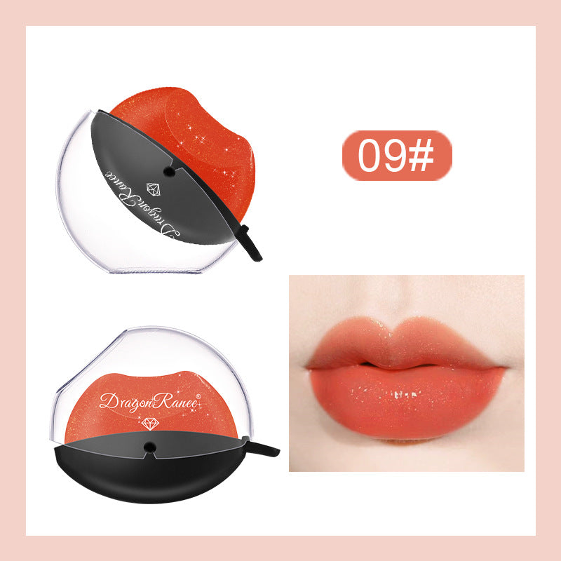 Dragon Ranee Lazy Lips Pearlescent Glitter Lipstick Is Not Easy To Fade, Warm And Moisturizing Lipstick