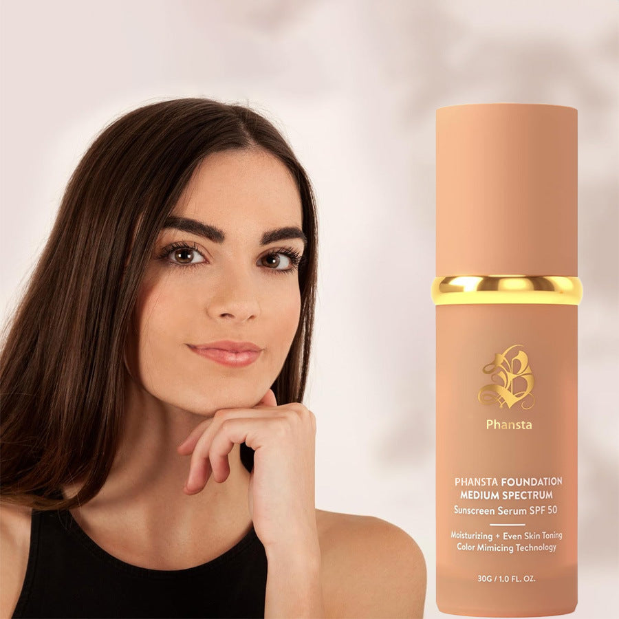 Phansta 4-in-1 Bionic Color-changing Concealer Foundation Moisturizing Nourishing Foundation
