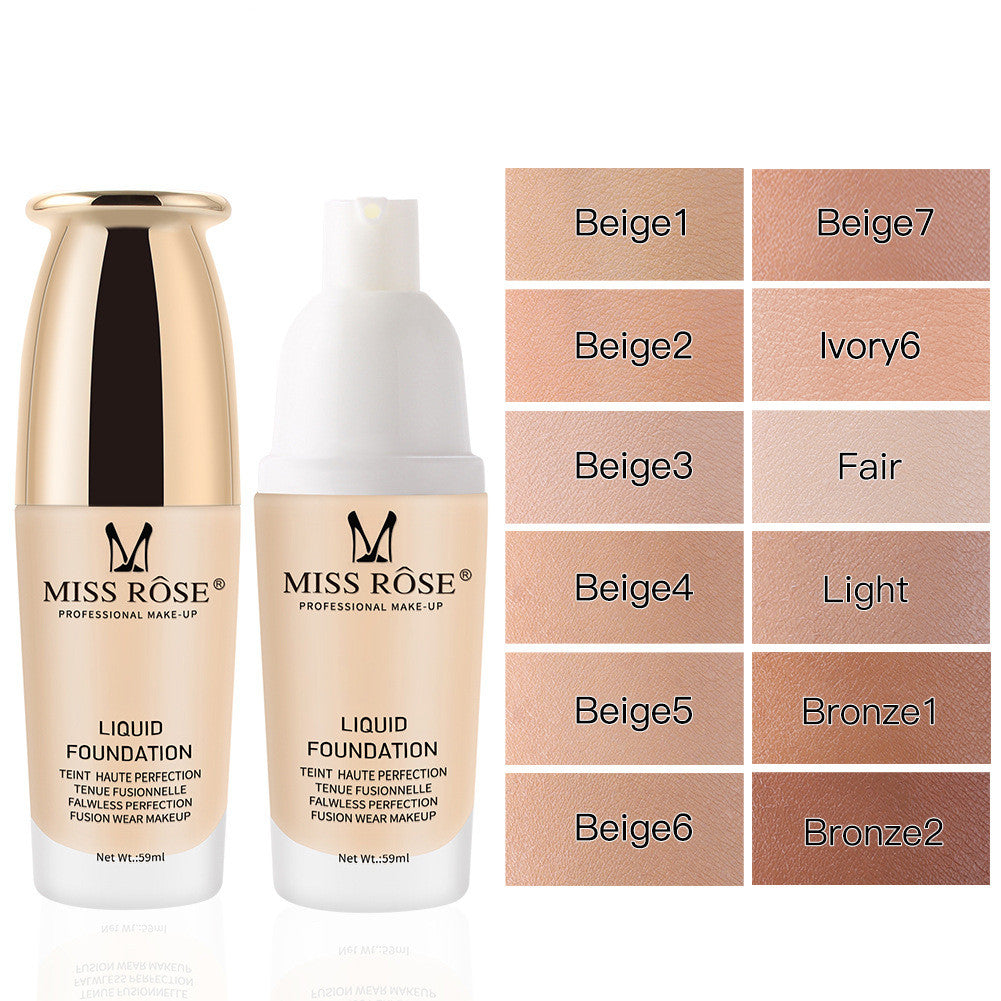 Miss Rose Glass Bottle Foundation Nourishing Nourishing Concealer