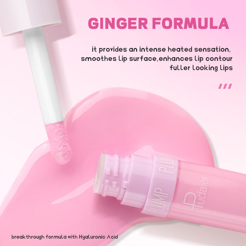 Pudaier Ginger Lip Moisturizing Does Not Fade Nonstick Cup Lip Lacquer