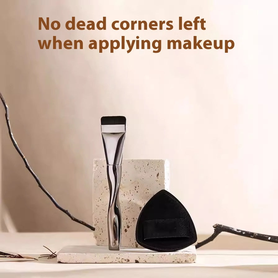 Lishu Spiral One-shaped Powder Foundation Brush Lightweight Smear-proof Makeup Beauty Tools