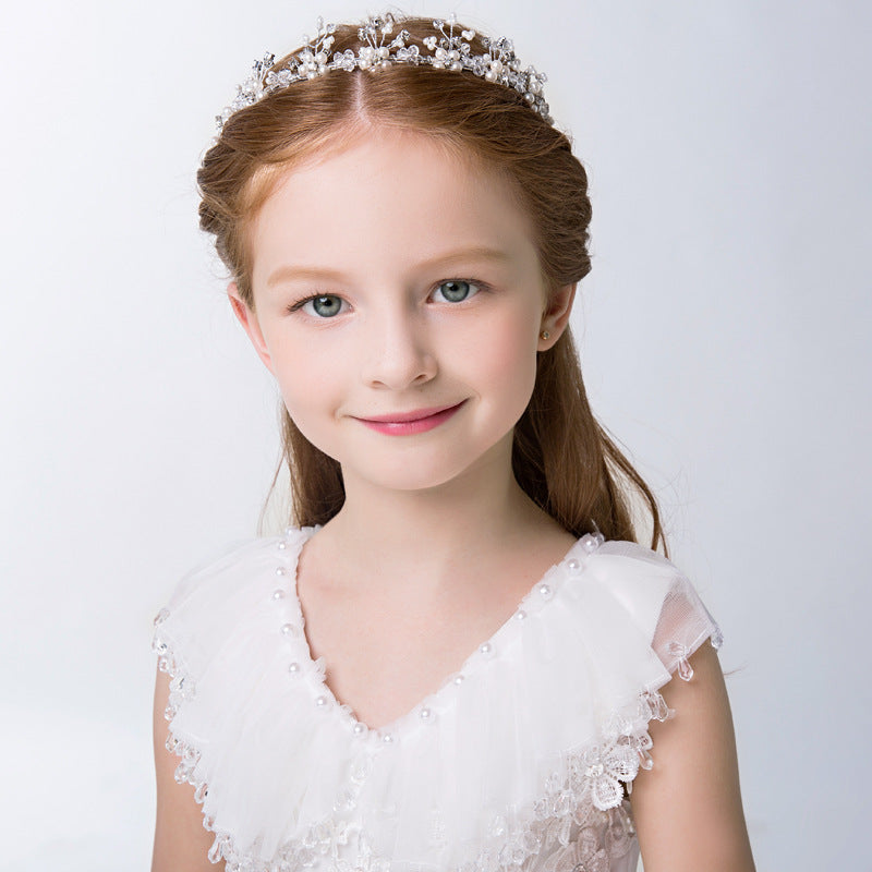 Wedding Flower Girl And Bridesmaid Hair Accessories Bride's Headdress