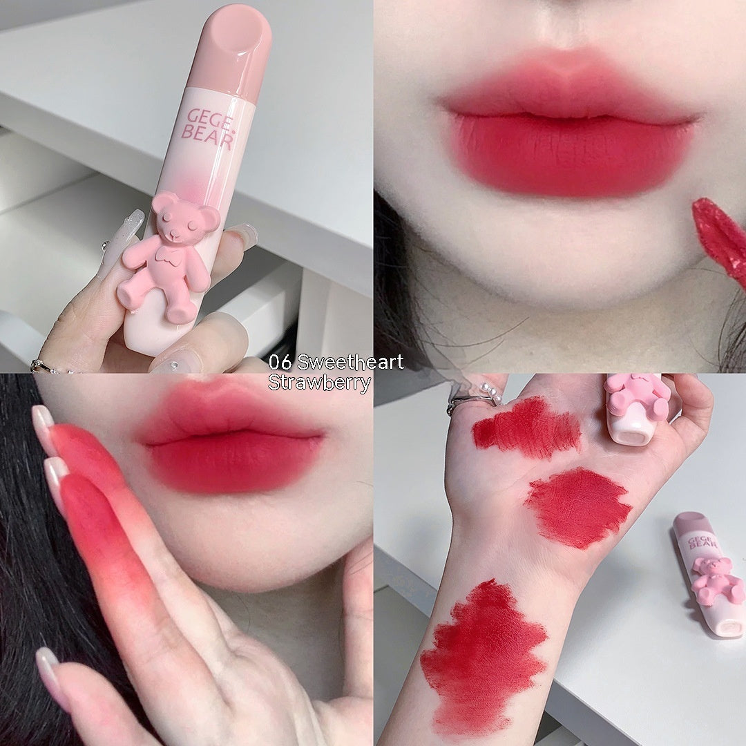 Gage Bear Tender Color Lip Lacquer Soft Fog Matte