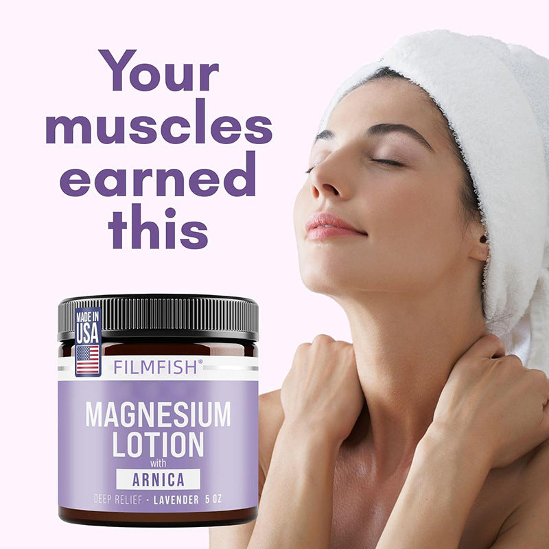 FilmFish Lavender Magnesium Cream Comfortable Soothing Body Lotion