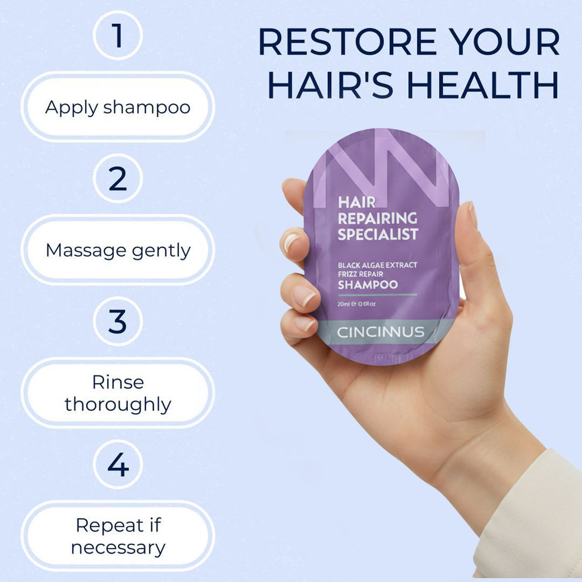 Hair Repairing Shampoo Sachet (20 Ml)