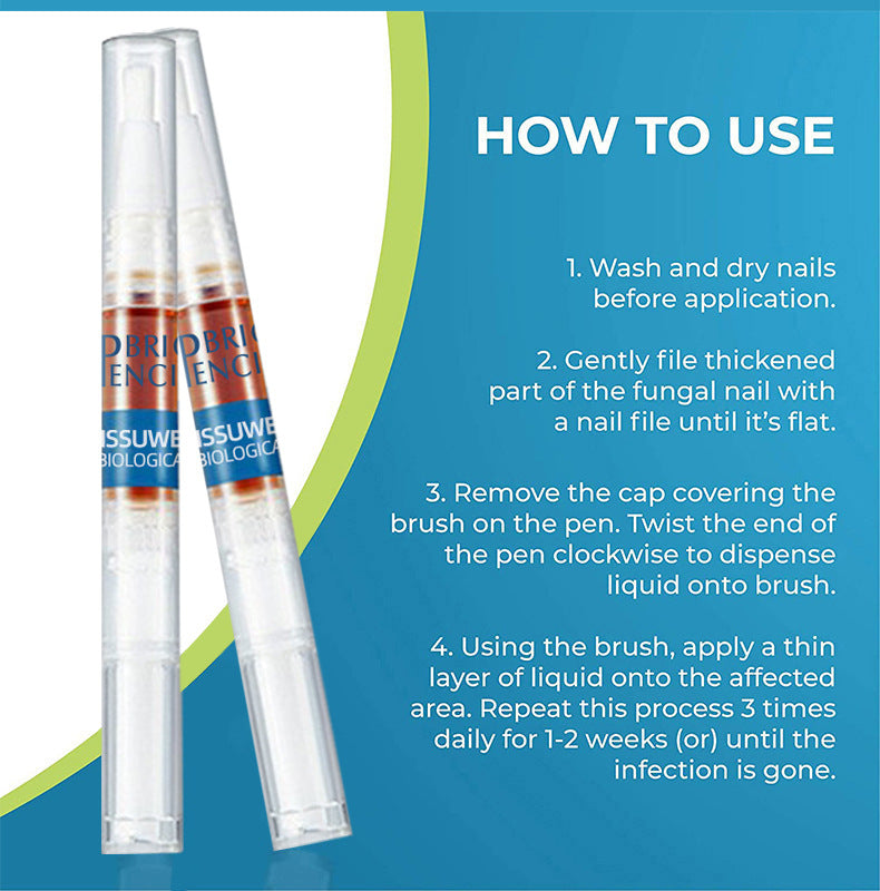 Issuwen Gray Nail Pen 4 Pack Nourishinging Liquid