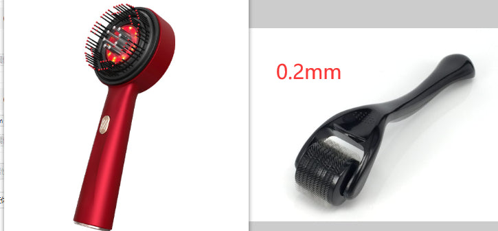 IPX7 Electric Massage Comb Home Scalp Drain Comb Red Light Anti-slip Hair Care Multi-functional Massage Comb