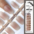 Resilient Frosted Nail Tip Sub-size Wear European Square