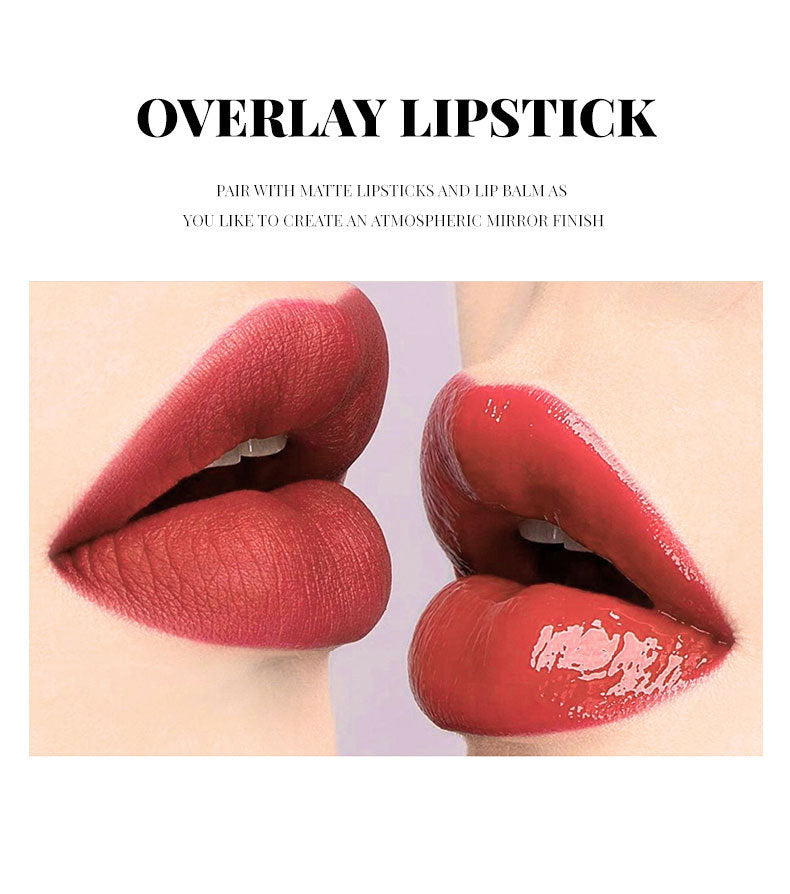Tulliaimore Temperature Change Fruit Lip Gloss Mirror Water Light Lip Lacquer