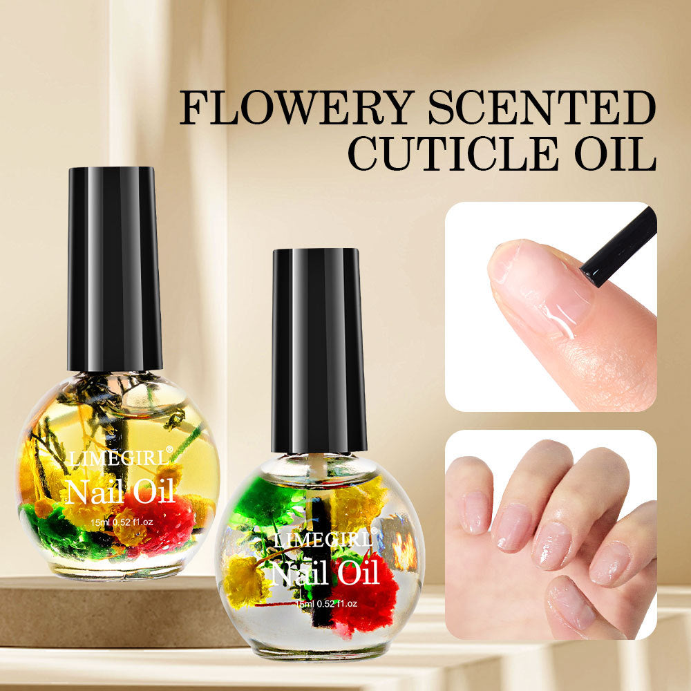 LimeGirl Dried Flower 15ML Nail Edge Care Oil