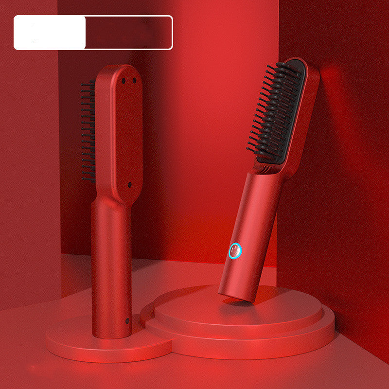 USB Portable Hot Air Comb Rechargable Professional Hair Dryer Brush 2 In1