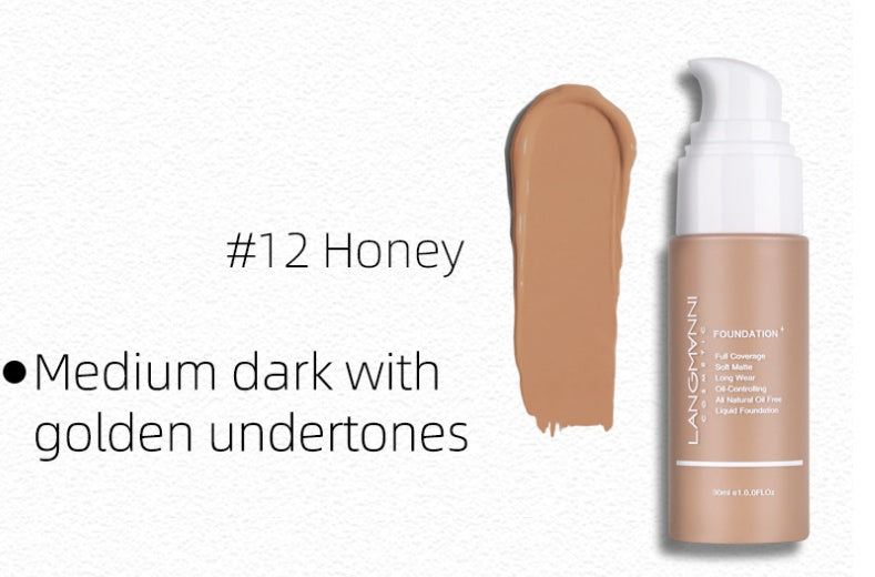 Langmanni Matte oil control Concealer liquid foundation