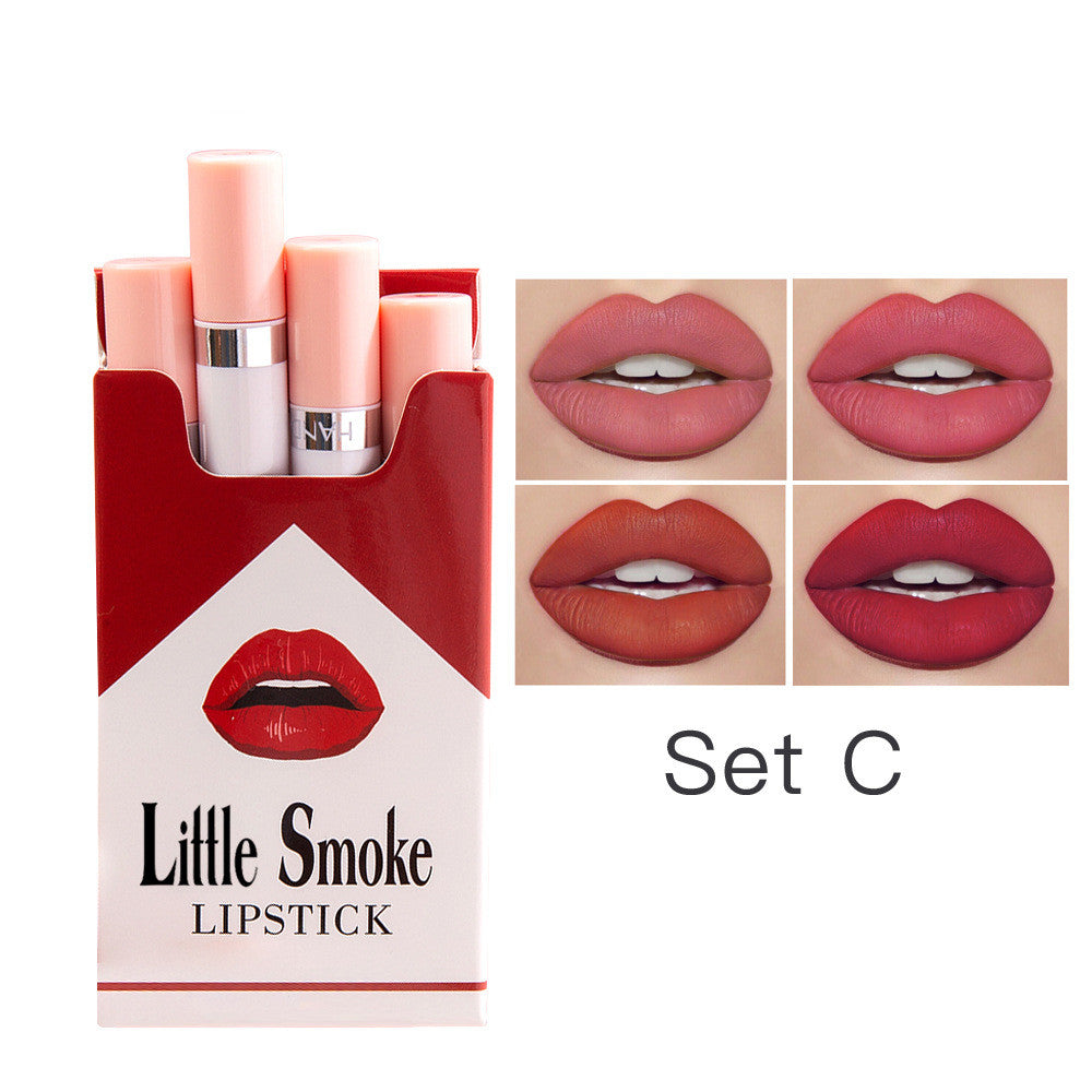 Little Smoke Matte Velvet Matte Nourishing Lipstick Set