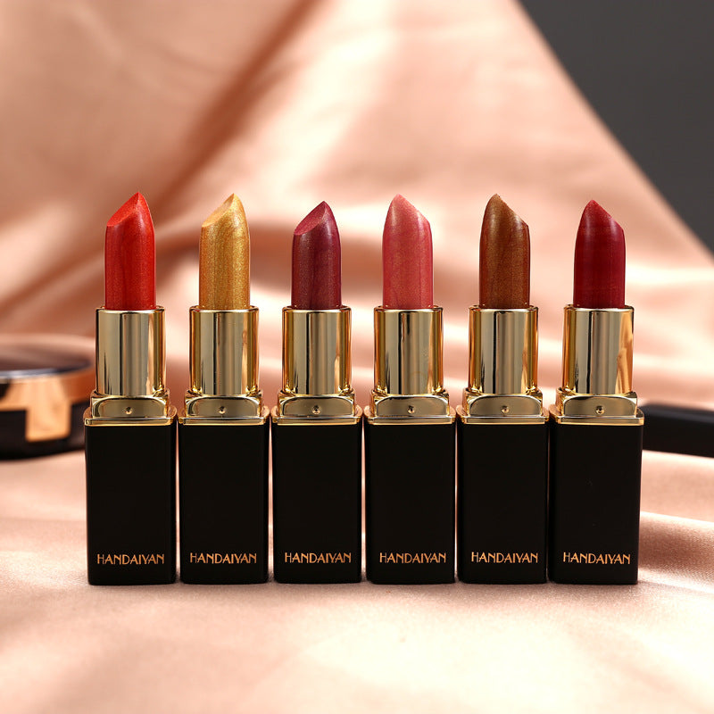 Handaiyan Pearlescent color change temperature change lipstick