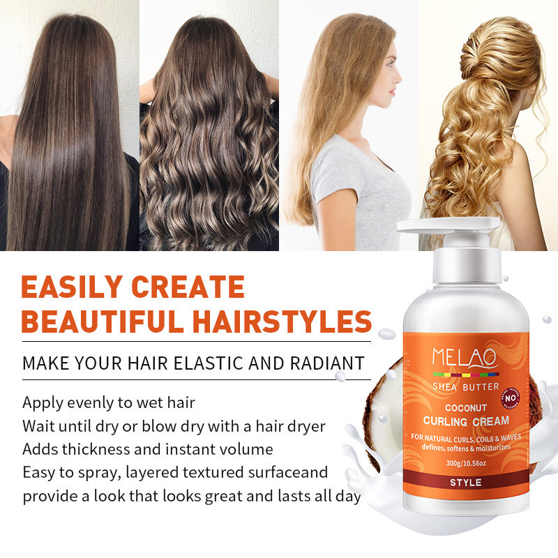 Melao Curly Hair Cream Hair Care Shaping Moisturizing