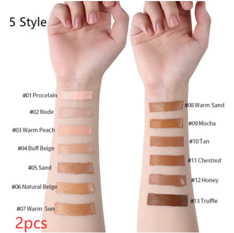 Langmanni Makeup Liquid Foundation Oil Control Concealer