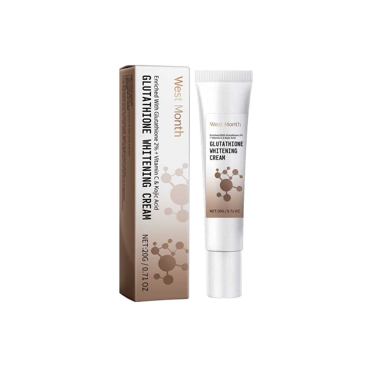 West Month Glutathione Moisturizing Brightening Cream