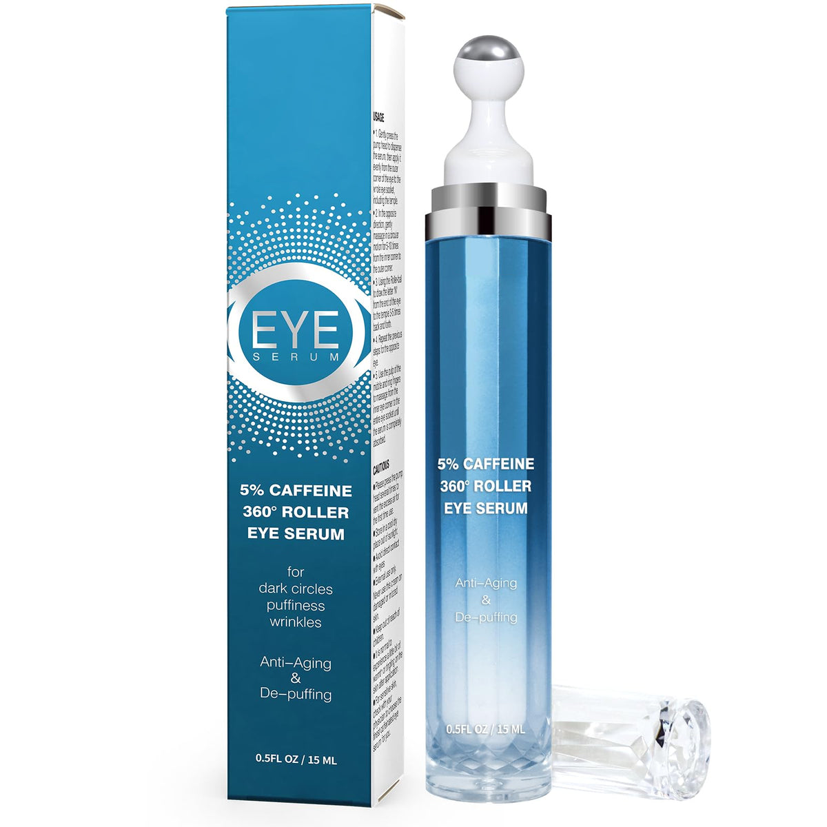 Babbosow Caffeine Eye Cream Fading Wrinkle Eye Bags And Dark Circle Caffeine Eye Cream