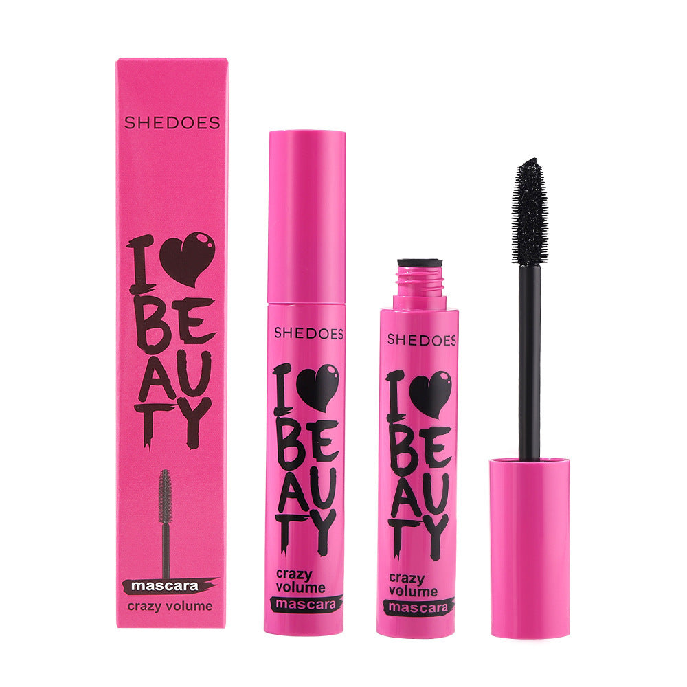 Shedoes Waterproof Thick Lengthened Not Smudge Large Capacity Four-color Mascara