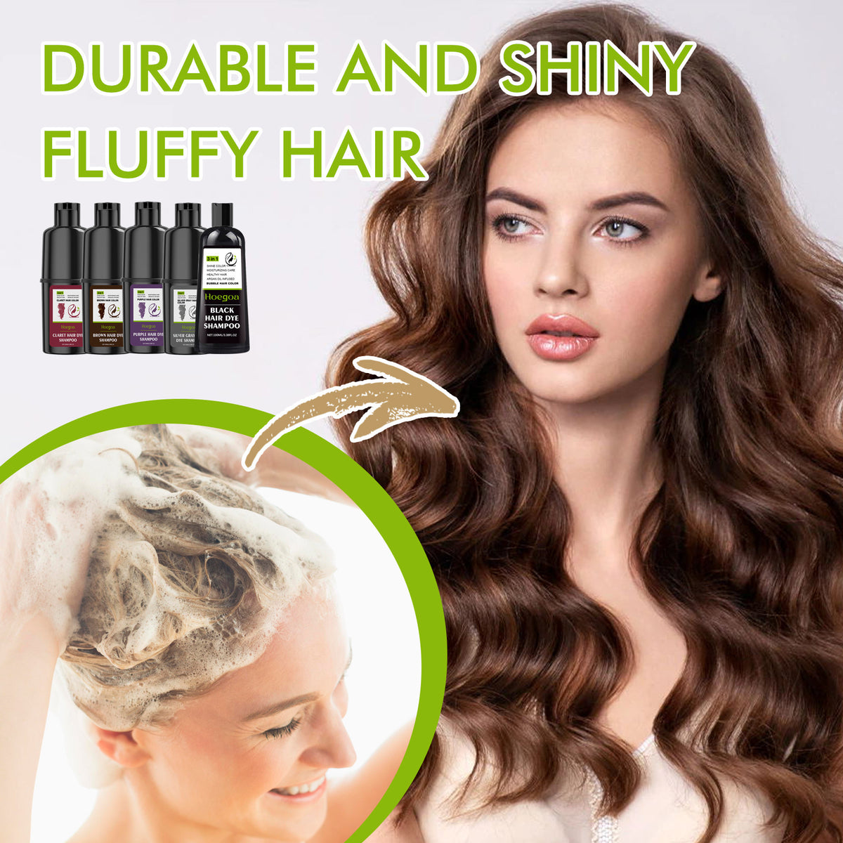 HoeGoa Hair Shampoo Herbal Essence Moisturizing And Smooth