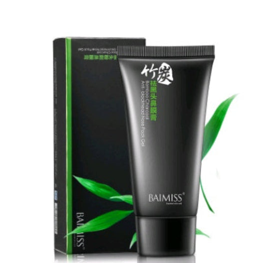 Baimiss Bamboo charcoal blackhead nasal mask cream shrink pores to black set suit black thorn cream