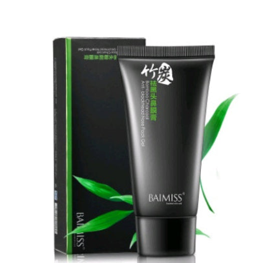 Baimiss Bamboo charcoal blackhead nasal mask cream shrink pores to black set suit black thorn cream