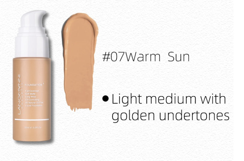 Langmanni Matte oil control Concealer liquid foundation