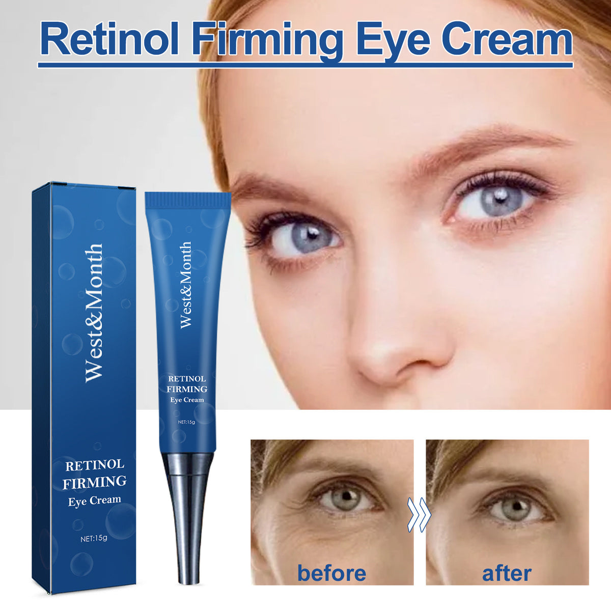 West&Month Retinol Eye Cream Fading Wrinkle
