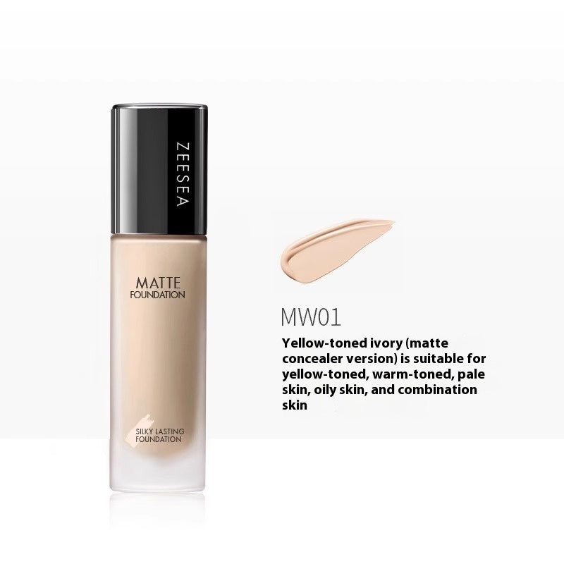 ZEESEA Liquid Foundation Concealer Makeup Mixed Dry Oily Skin Moisturizing